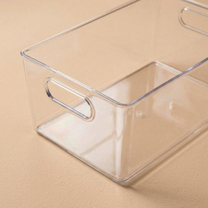 Deskclear™ Transparent Desktop Storage Box for Stationery, material and detail close-up
