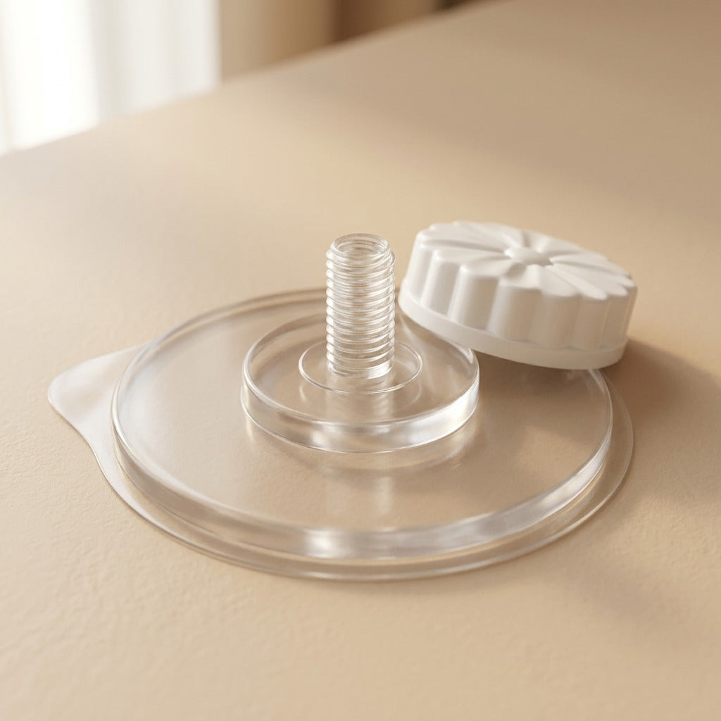 Clingmount™ Punch-Free PVC Wall Hook, material and detail close-up