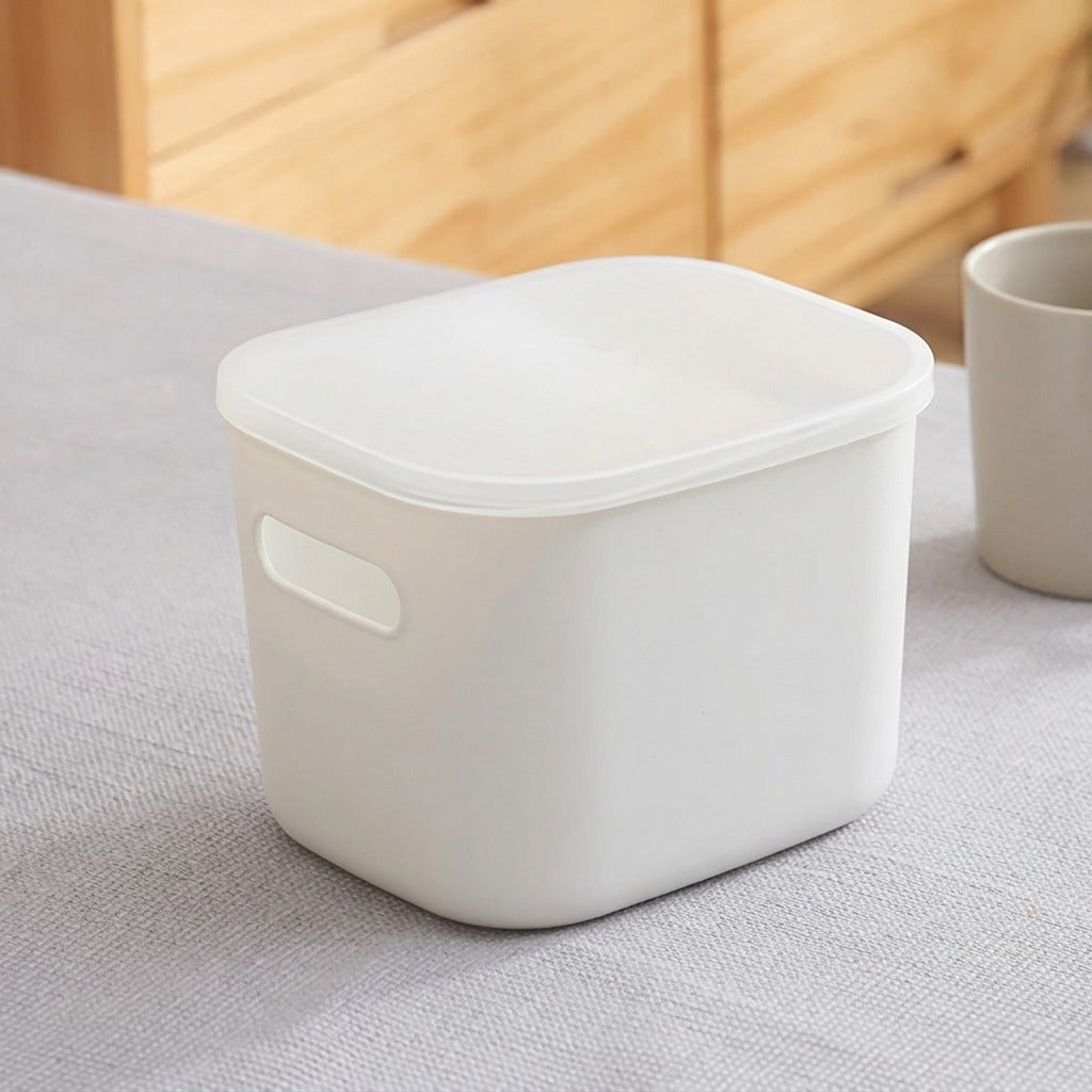 Stackhold™ Stackable Polypropylene Storage Box, styled close view