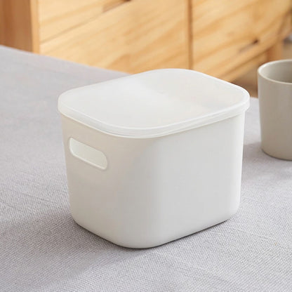 Stackhold™ Stackable Polypropylene Storage Box, styled close view