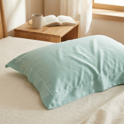 Dreamweave™ Lyocell Fiber Pillowcase, styled close view