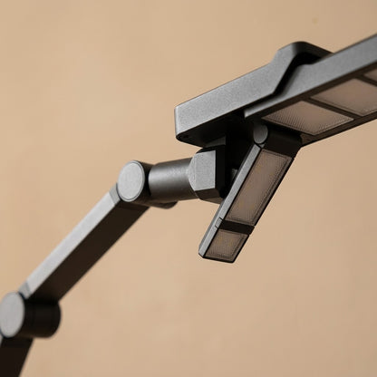 Foldesk™ Folding Clip Desk Lamp Eye Protection, material and detail close-up