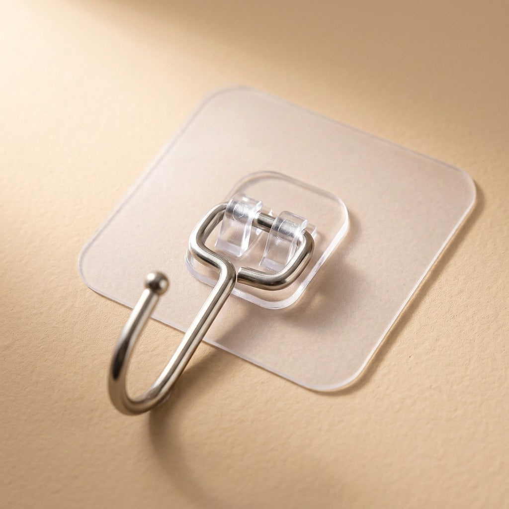 Gripbond™ Strong Adhesive PVC Hook, material and detail close-up