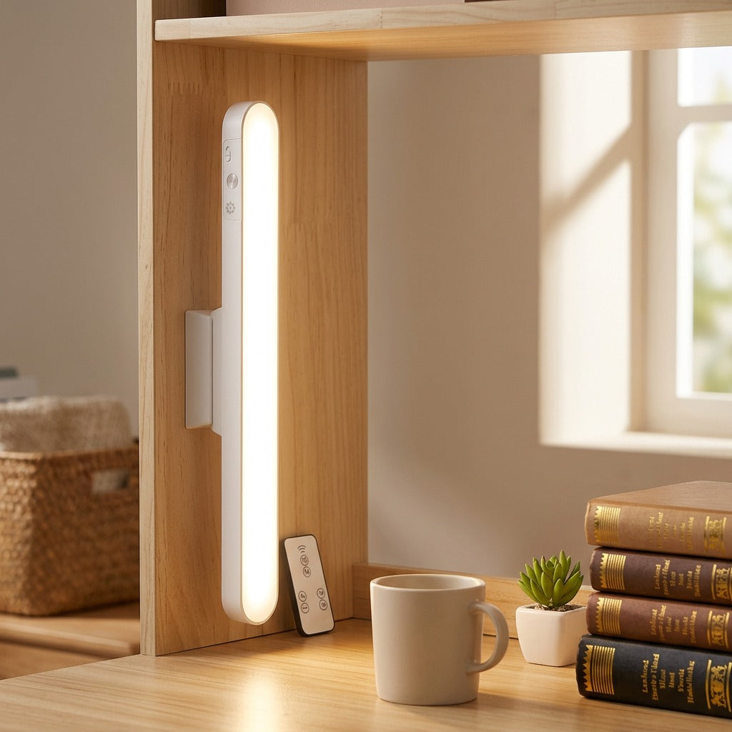 Ledglow™ Rechargeable Eye Protection Table Lamp, styled close view