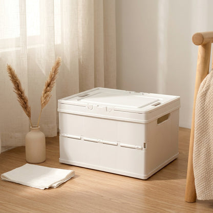 Lidloft™ Foldable Plastic Storage Box with Lid, styled close view