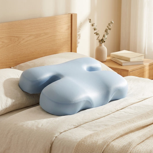 Pillowglow™ Memory Foam Beauty Pillow in a calm home setting