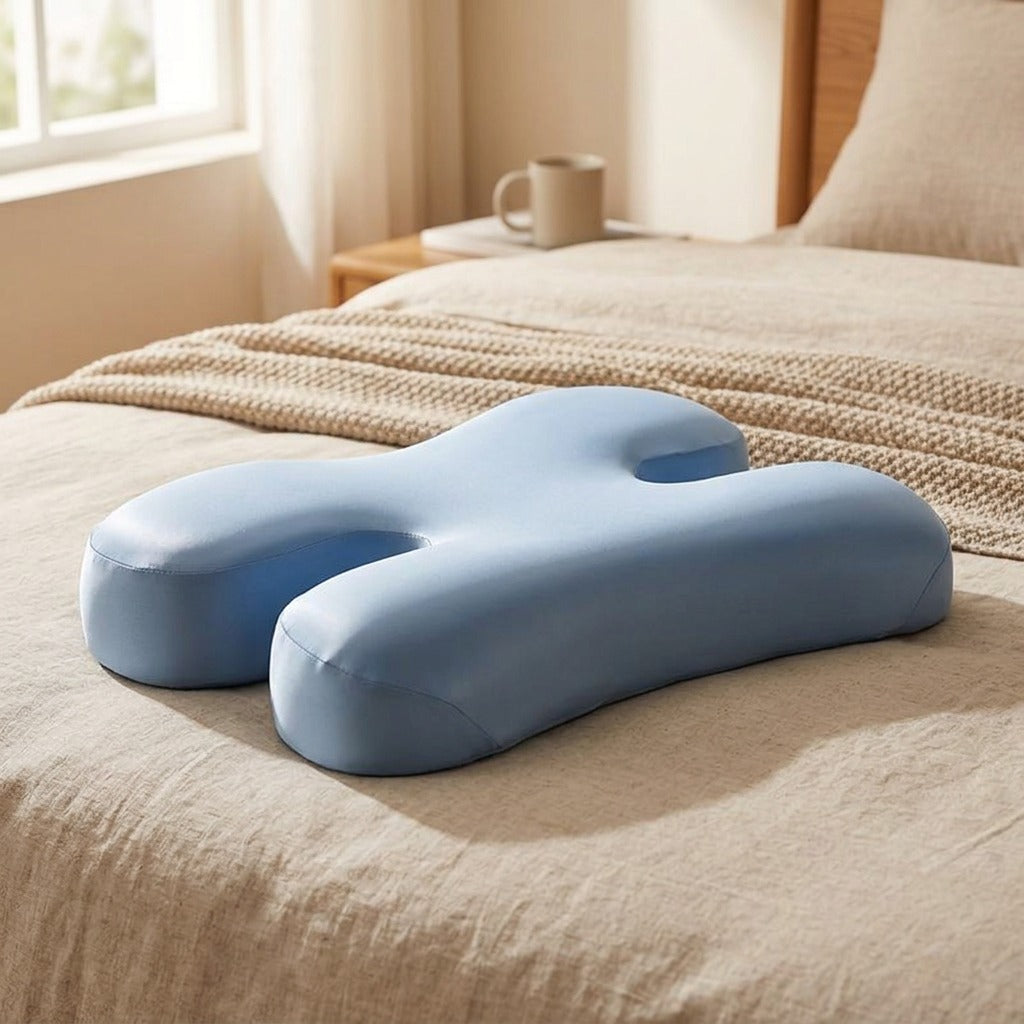 Pillowglow™ Memory Foam Beauty Pillow, styled close view