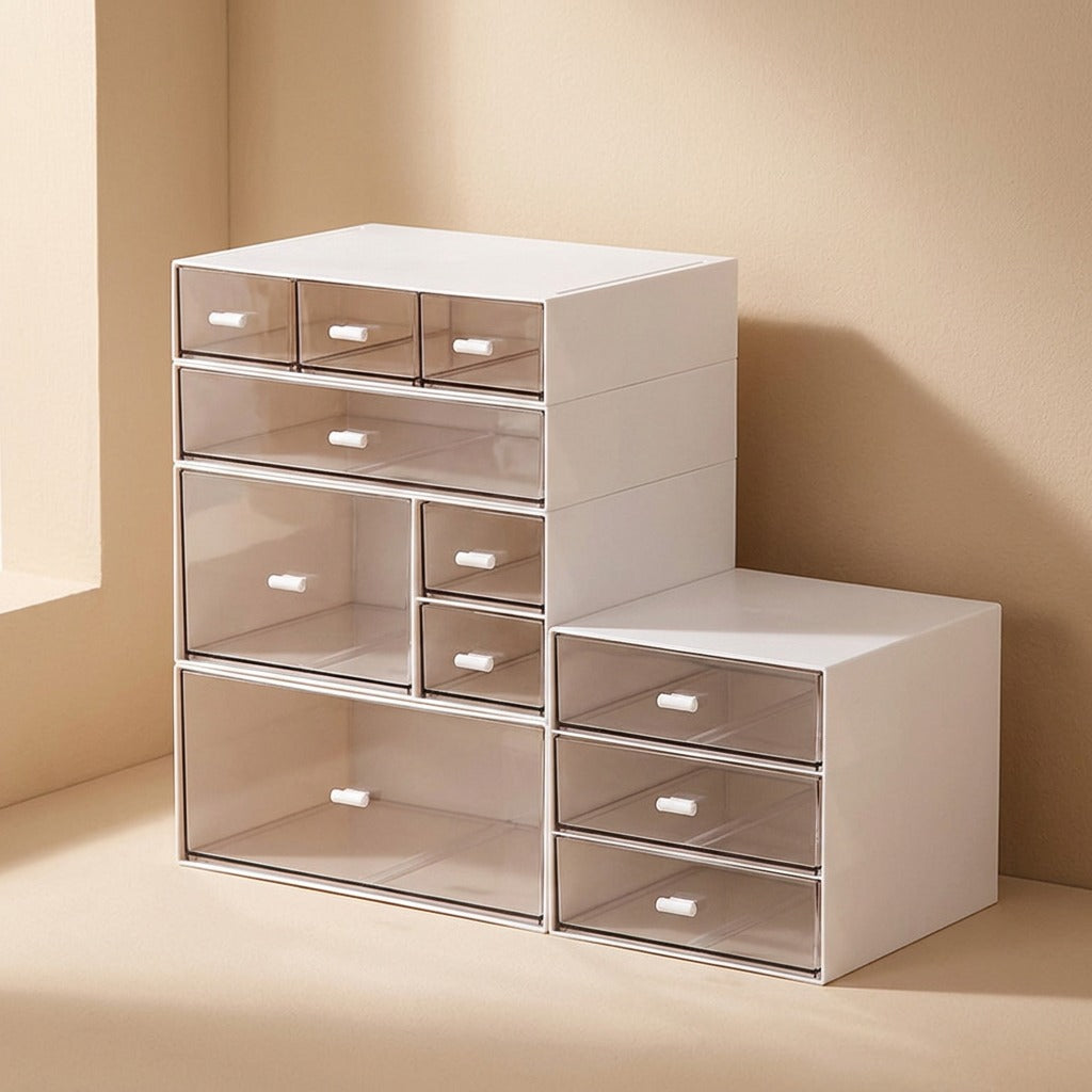 Stowgrid™ Foldable Compartment Desktop Storage Box
