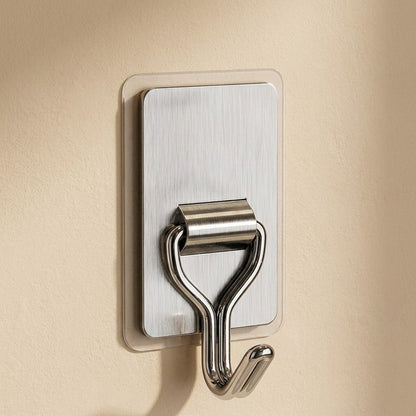 Steelcling™ Stainless Steel Adhesive Hook, material and detail close-up