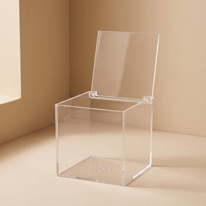 Clearcase™ Square Flip-Top Plastic Storage Box