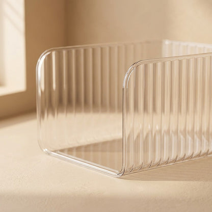 Clearvue™ Transparent Handbag Storage Box, material and detail close-up
