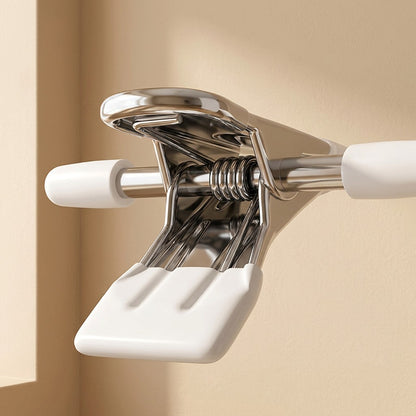 Cliprail™ Stainless Steel Pants Hangers, material and detail close-up