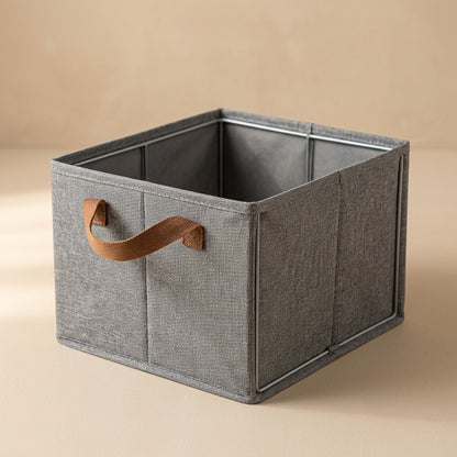 Closetfold™ Foldable Steel Frame Clothes Storage Box for Wardrobe, material and detail close-up