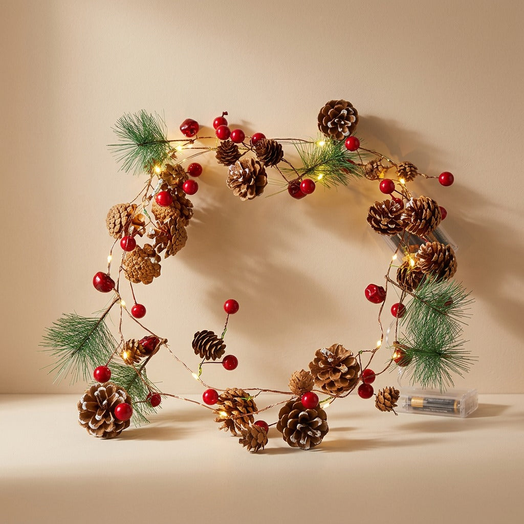 Coneglow™ Pine Cone LED Christmas String Light