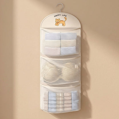 Doornest™ Hanging Mesh Sock Storage Bag, material and detail close-up