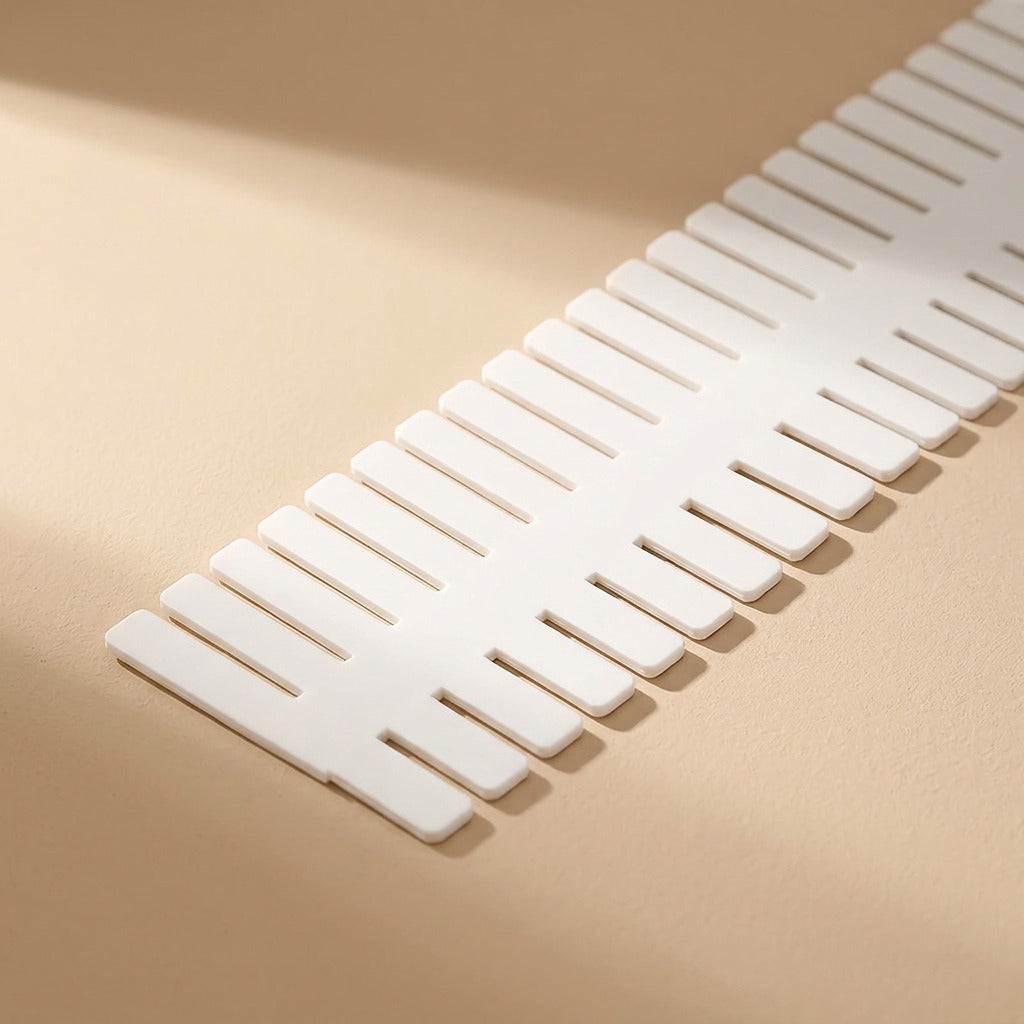 Drawerfold™ Plastic Drawer Divider Board for Socks and Underwear, material and detail close-up