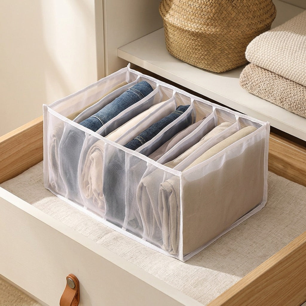 Meshtidy™ Mesh Underwear Storage Box, styled close view