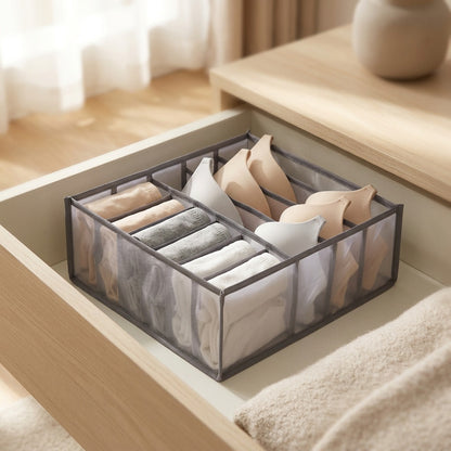 Netfold™ Divided Underwear Storage Organizer, styled close view