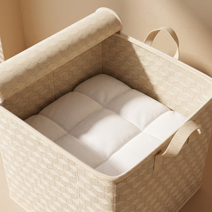 Cubeweave™ Non-Woven Fabric Cube Storage Box, material and detail close-up