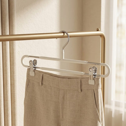 Hangclip™ Trouser Clip Hanger for Pants and Skirts, styled close view
