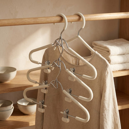Skirthold™ Sponge Non-Slip Skirt and Hanfu Hanger, styled close view