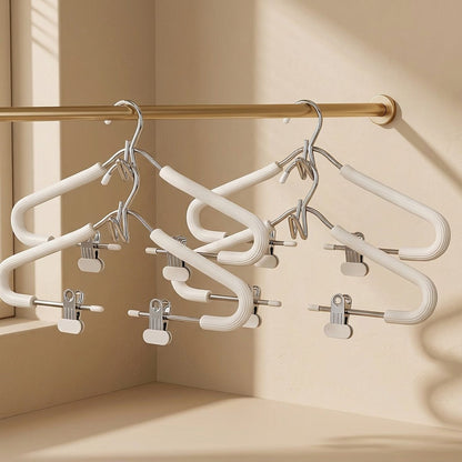 Stackclip™ Non-Slip Stackable Clothes Hangers with Clips