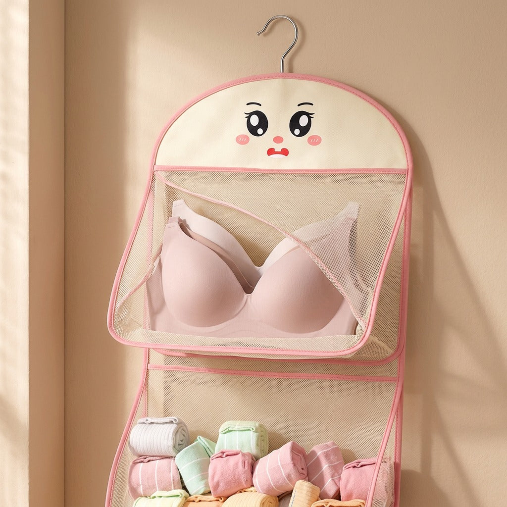 Meshsock™ Hanging Mesh Storage Bag for Socks and Underwear, material and detail close-up