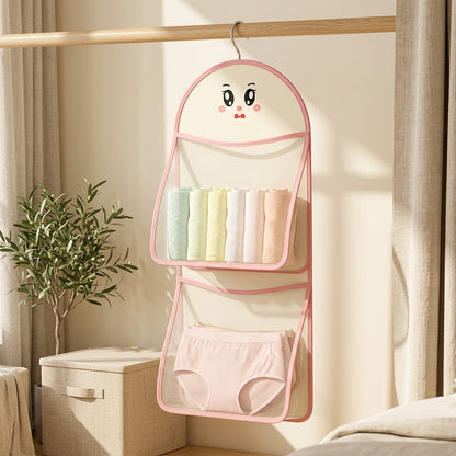 Meshsock™ Hanging Mesh Storage Bag for Socks and Underwear in a calm home setting