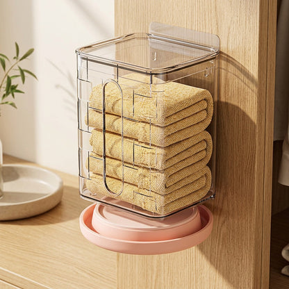 Sockwell™ Plastic Sock Storage Box, styled close view
