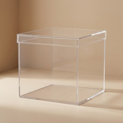 Squarenest™ Square PS Storage Box With Lid
