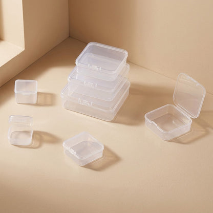 Craftstow™ Clear PP Storage Box with Lid for Jewelry and Craft Parts