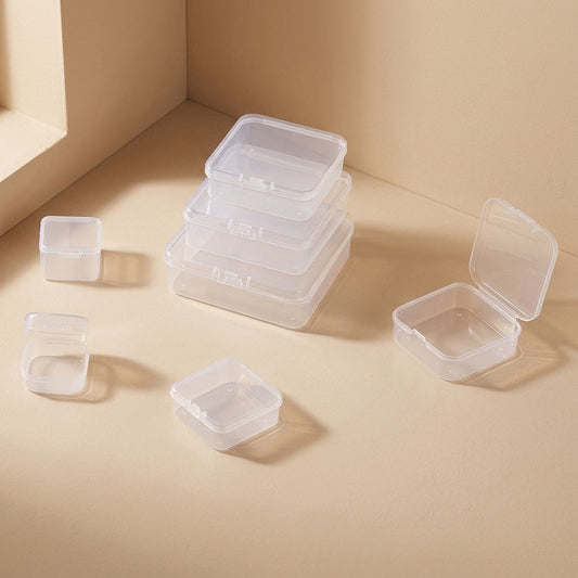 Craftstow™ Clear PP Storage Box with Lid for Jewelry and Craft Parts