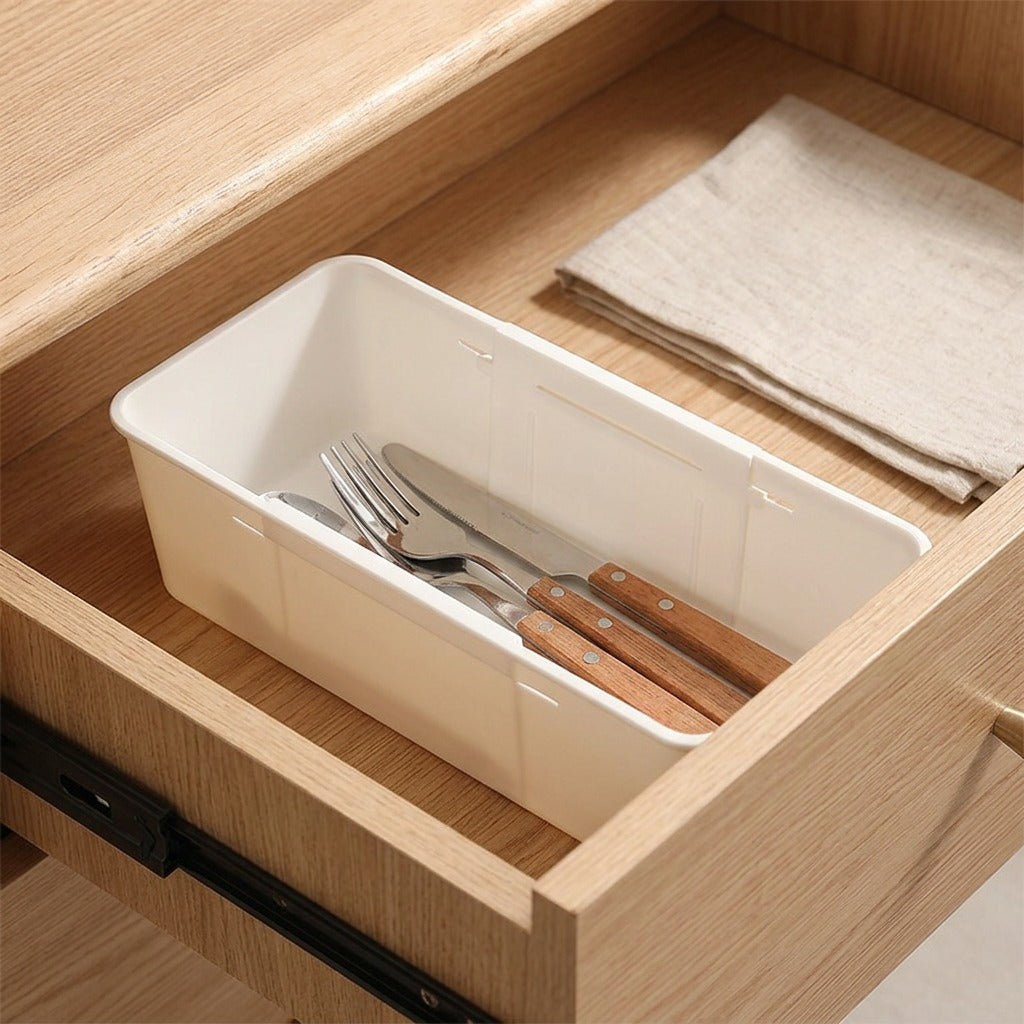 Storeease™ Japanese PP Drawer Storage Box, styled close view