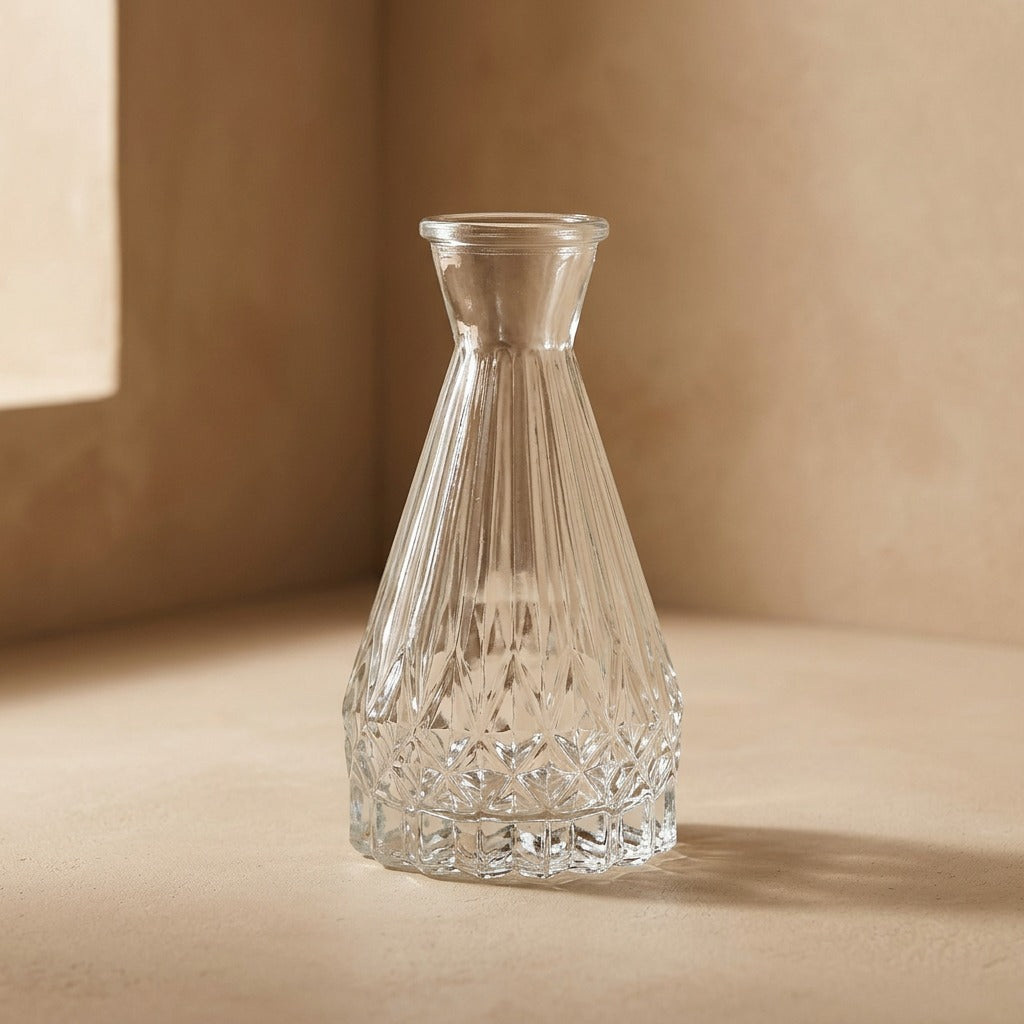 Bloomspire™ Light Luxury Small-Mouth Glass Vase