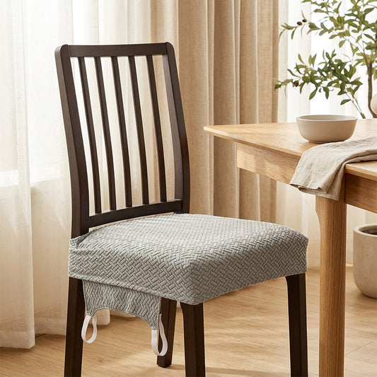 Clasplock™ Double Buckle Chair Cover in a calm home setting