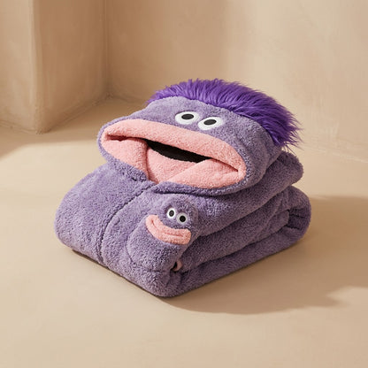 Fuzznest™ Couple's Coral Fleece Monster One-Piece Pajama