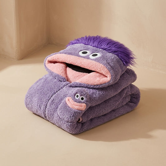 Fuzznest™ Couple's Coral Fleece Monster One-Piece Pajama