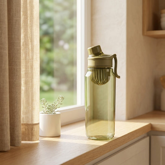 Sipware™ Single Layer Plastic Water Cup in a calm home setting
