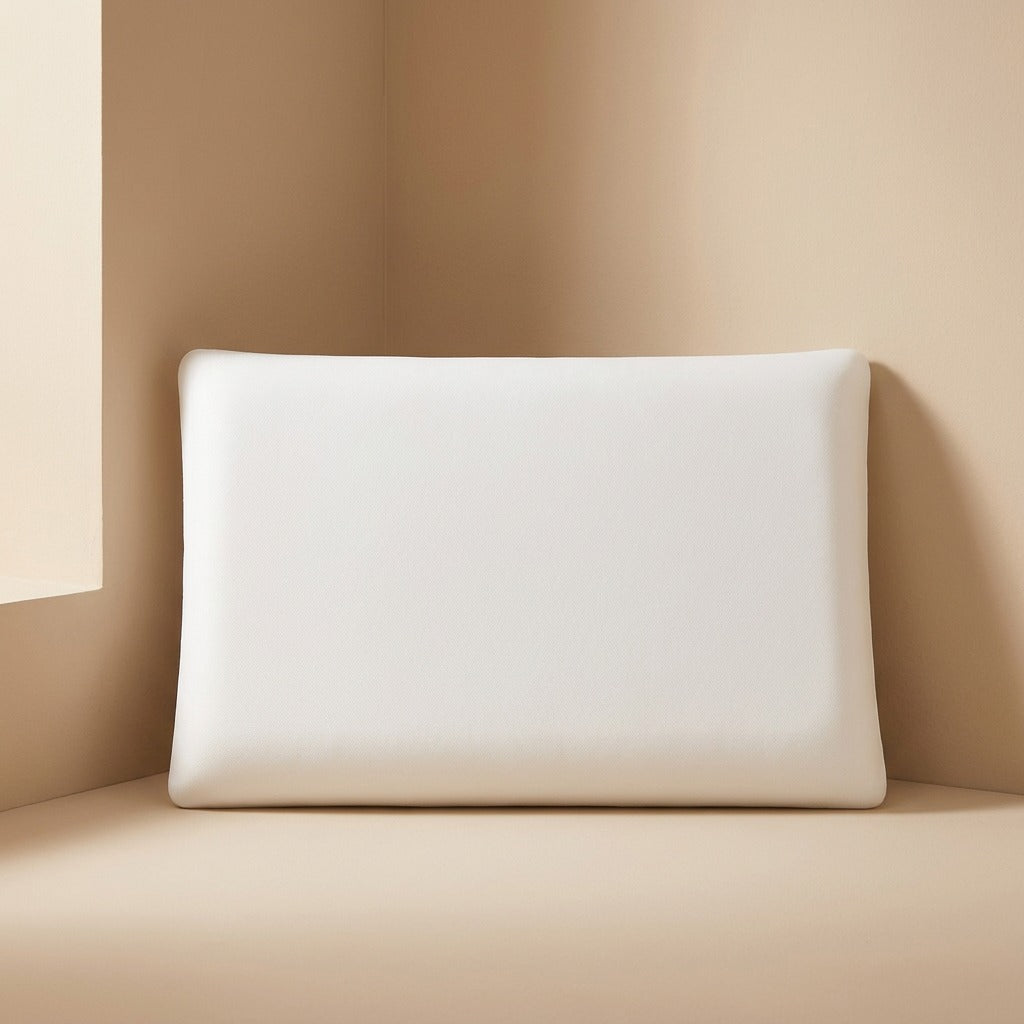 Bloomhush™ White Floral Memory Foam Pillow