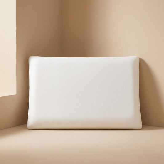 Bloomhush™ White Floral Memory Foam Pillow