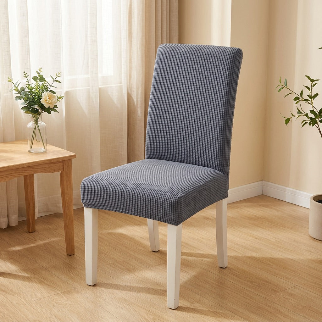 Flexseat™ Stretch Chair Cover with Backrest for Dining Chairs in a calm home setting