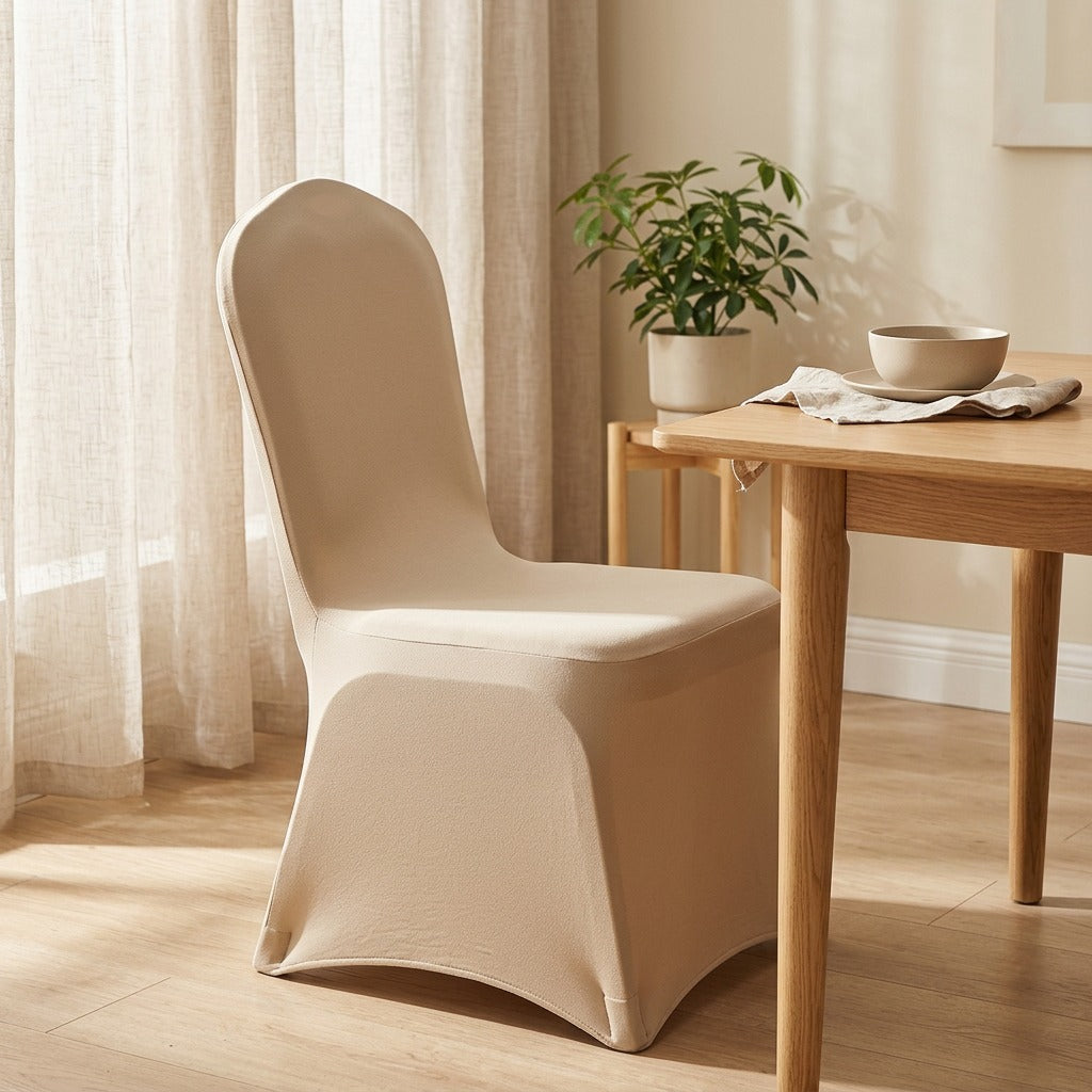 Seatcocoon™ Elastic Full-Cover Chair Cover with Footrest in a calm home setting