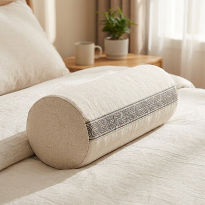 Graincradle™ Buckwheat Cervical Pillow, styled close view