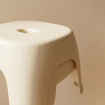 Kidstool™ Plastic Low Stool for Living Room and Kids, Non-Slip, material and detail close-up