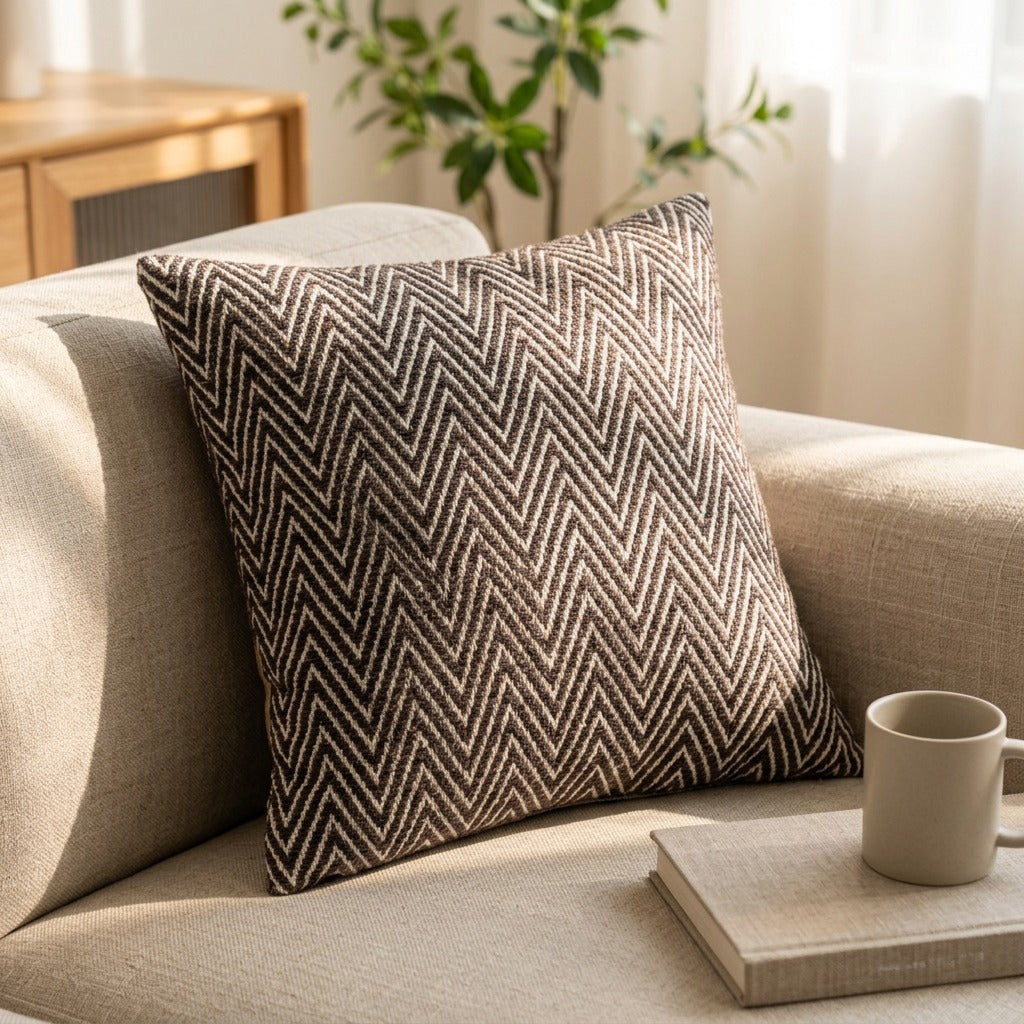 Maillow™ Maillard Throw Pillow and Lumbar Covers, styled close view