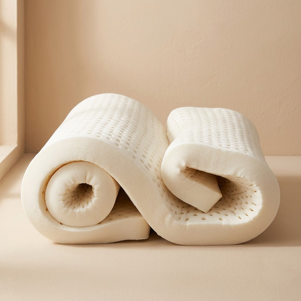 Natrex™ Natural Latex Cervical Pillow, material and detail close-up