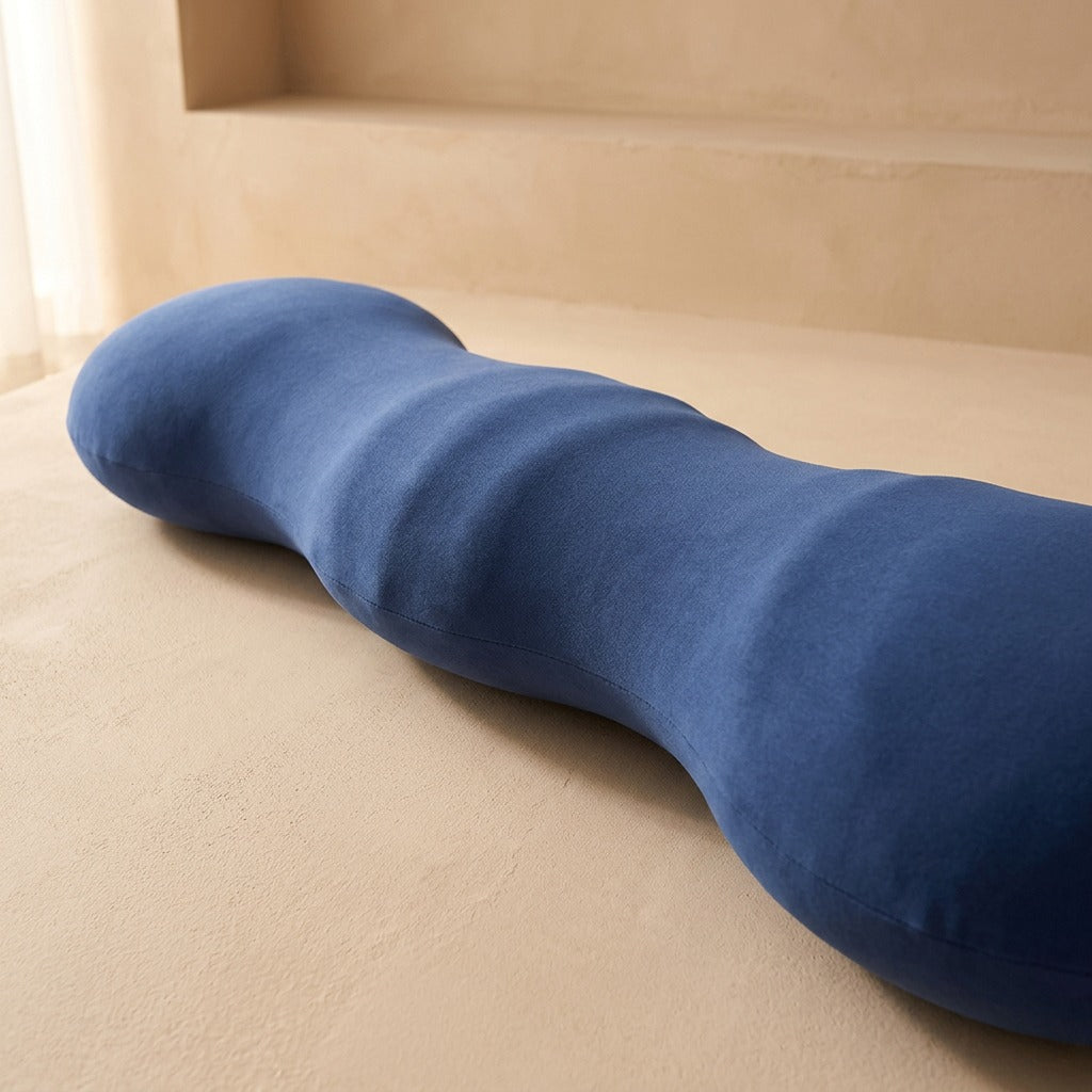 Restspan™ Memory Foam Long Pillow, material and detail close-up