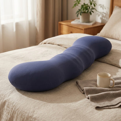 Restspan™ Memory Foam Long Pillow, styled close view