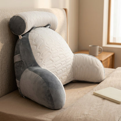 Silkloft™ Ice Silk Lumbar Support Cushion, styled close view