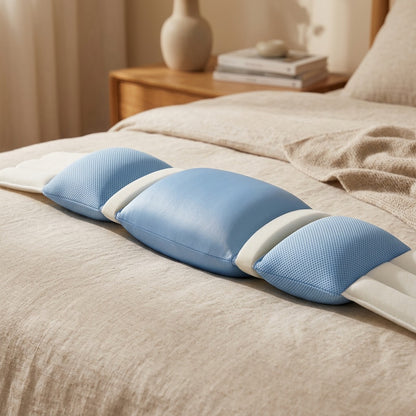 Silkloom™ Ice Silk Lumbar Support Pillow, styled close view